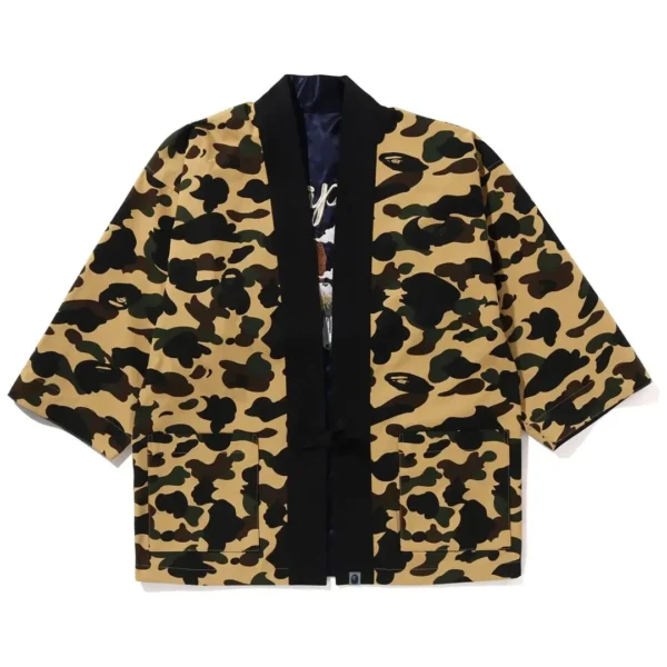 Bape 1st Camo Craft Man Reversible Jacket - Yellow