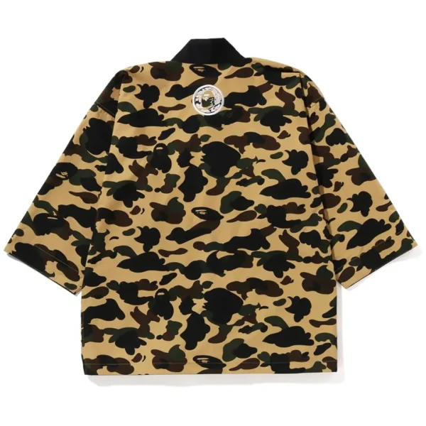 Bape 1st Camo Craft Man Reversible Jacket - Yellow Back