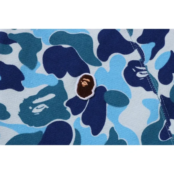 Bape ABC Camo Sweat Varsity Jacket Ladies - Navy Logo