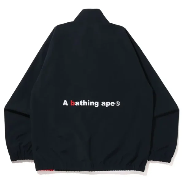 Bape APE Relaxed Fit Track Suit Jacket - Navy Back