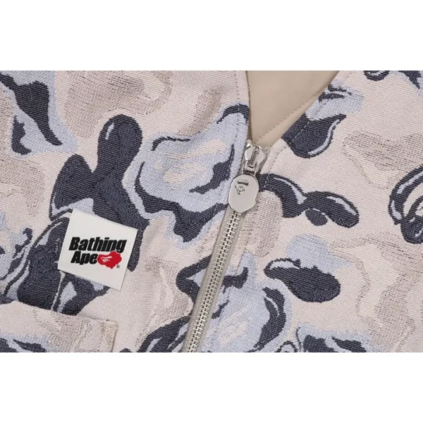 Bape ART Camo Gobelin Work Vest - Blue