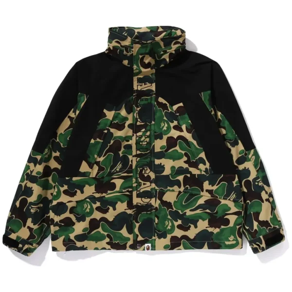 Bape ART Camo Snowboard Jacket Green