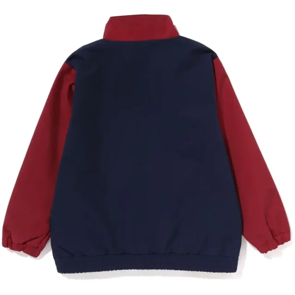 Bape Baby Milo Sta Color Block Jacket Kids Navy